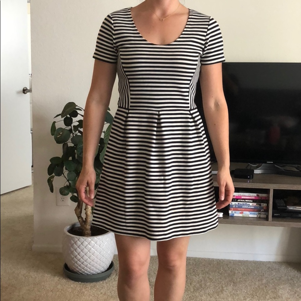 Jcrew striped dress!